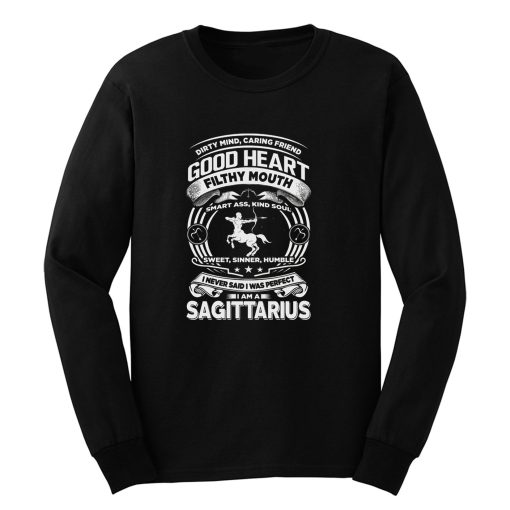 Sagitarius Good Heart Filthy Mount Long Sleeve