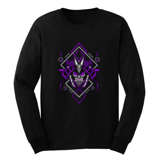 Samurai with Geometric Elements Long Sleeve