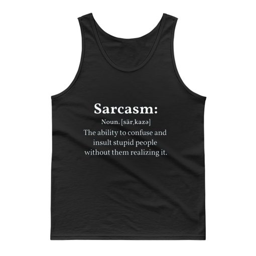 Sarcasm Definition Tank Top