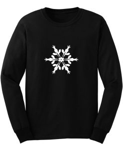 Schneeflocke Weihnachten Damen Long Sleeve