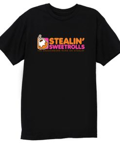 Skyrim Stealing Sweetrolls Dragonborn Dunkin Donuts T Shirt