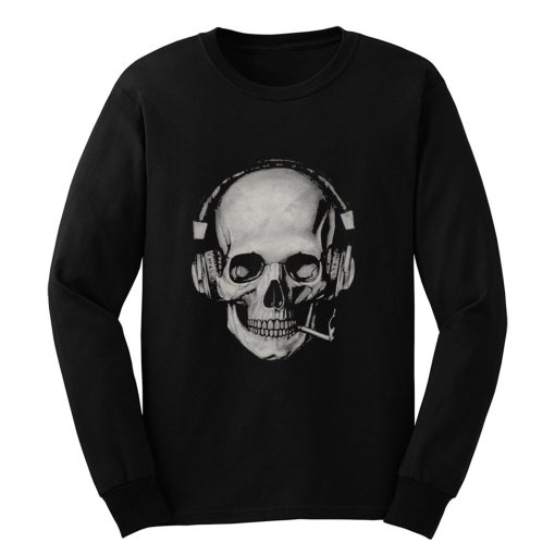 Smoking Skull Long Sleeve