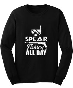 Spearfisher Spearfishing Harpooning Harpoon Spear Long Sleeve