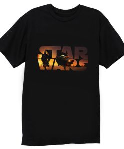 Star Wars logo The Mandalorian T shirt