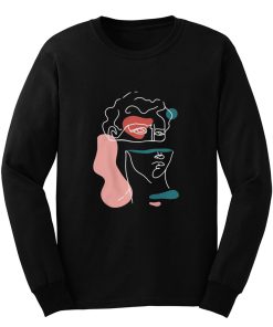 Statue of David Abstract Long Sleeve