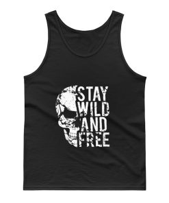 Stay Wild Free Skull Tank Top