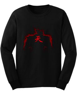 Street Fighter Akuma Fighting Ryu Ken Jump Long Sleeve