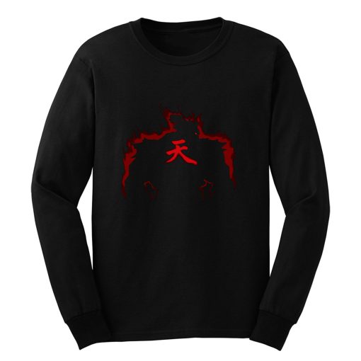 Street Fighter Akuma Fighting Ryu Ken Jump Long Sleeve