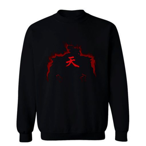 Street Fighter Akuma Fighting Ryu Ken Jump Sweatshirt