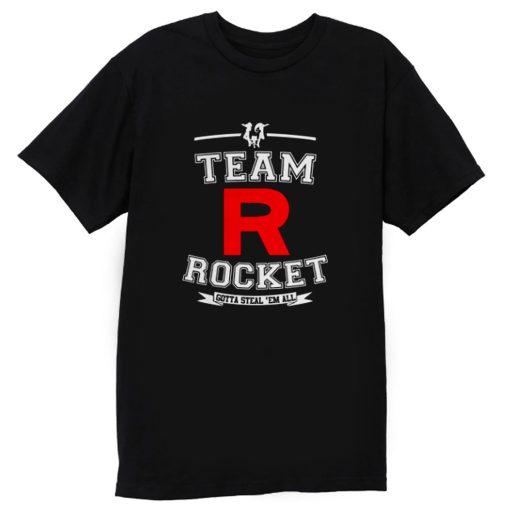 Team Rocket Gotta Steal Em All LADY FIT Pikachu Sun Moon T Shirt