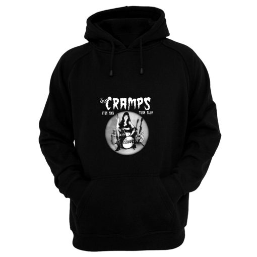 The Cramps Stay Sick Turn Blue Hoodie