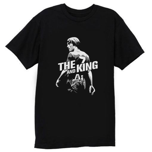 The King and AI White Text T Shirt