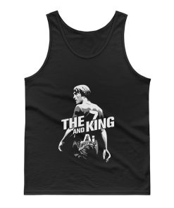 The King and AI White Text Tank Top