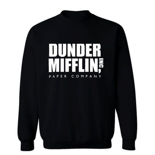 The Office Dunder Mufflin INC Paper Sweatshirt