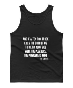 The Smiths Morrissey There Is A Light That Never Goes Out Johnny Marr Tank Top