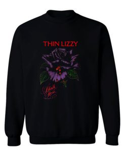 Thin Lizzy black rose Sweatshirt
