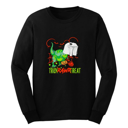 Trick Rawr Treat Halloween Long Sleeve