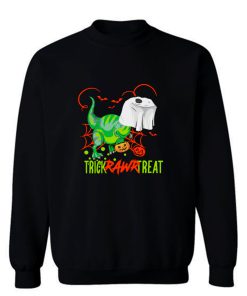 Trick Rawr Treat Halloween Sweatshirt
