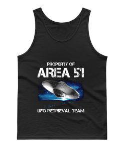 UFO Glow in the Dark Area 51 Spaceship Tank Top