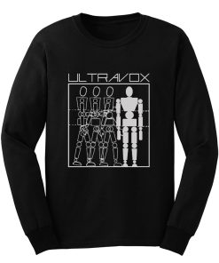 ULTRAVOX THREE INTO ONE BLACK NEW WAVE SYNTHPOP ART ROCK VISAGE Long Sleeve