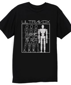 ULTRAVOX THREE INTO ONE BLACK NEW WAVE SYNTHPOP ART ROCK VISAGE T Shirt