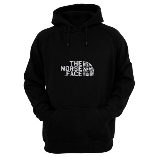 Viking apparel The norse face front Next Level Mens Triblend Hoodie