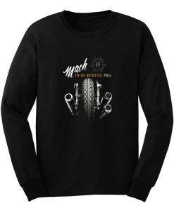 Vintage Motorcycle Black Mach 4 Long Sleeve