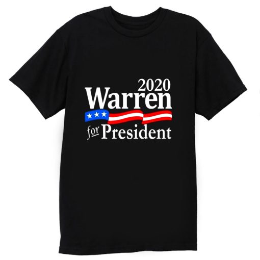 Warren For President 2020 Elections Campaign T Shirt