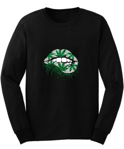 Weed Lips Cannabis Long Sleeve