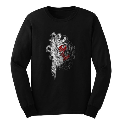 Wellcoda Yin Yang Beast Fantasy Long Sleeve