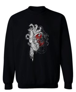 Wellcoda Yin Yang Beast Fantasy Sweatshirt