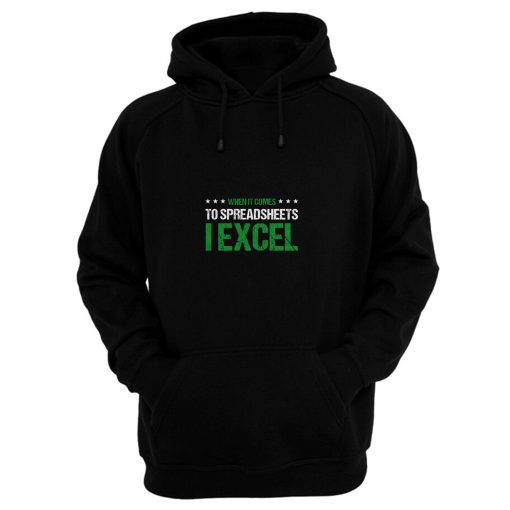 When It Comes To Spreadsheets I Excel Hoodie