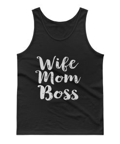 Wife Mom Bos Tank Top