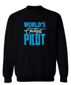 Worlds Okayest Pilot Sweatshirt