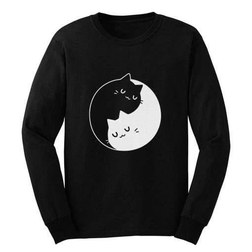 Yin Yang Cats Long Sleeve