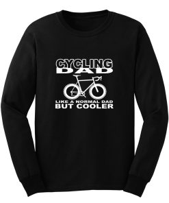 cycling dad grandad Long Sleeve