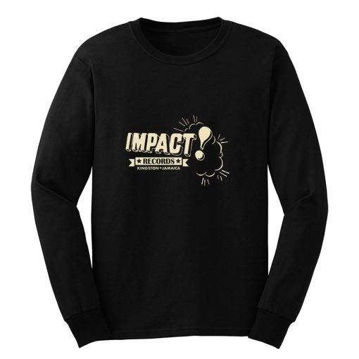 retro IMPACT Records Jamaica Long Sleeve