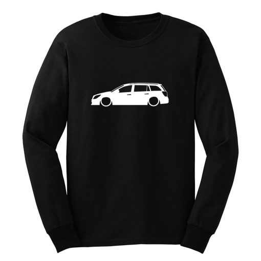 stra MK5 Estate Outline Silhouette car Long Sleeve