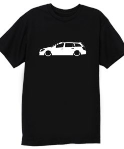 stra MK5 Estate Outline Silhouette car T Shirt