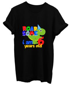 6 Years Dinosaur Children Birthday Present T Shirt