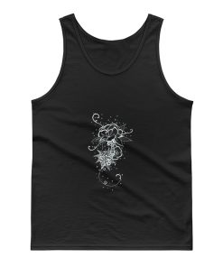Abstract Rose Tattoo White Tank Top