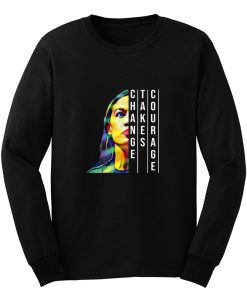 Alexandria Ocasio Cortez Feminist Political Long Sleeve