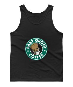 Baby Groot Coffee Tank Top