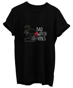 Bad Witch Vibes Witch Scary Hand Halloween Pumpkin And Halloween Cute Halloween T Shirt