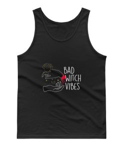 Bad Witch Vibes Witch Scary Hand Halloween Pumpkin And Halloween Cute Halloween Tank Top