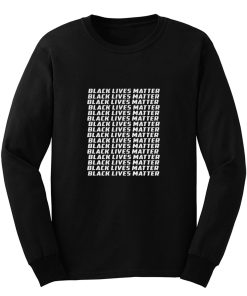 Black Lives Matter Font Collage Long Sleeve