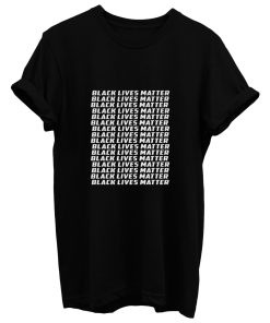 Black Lives Matter Font Collage T Shirt