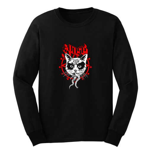 Black Metal Cat Long Sleeve