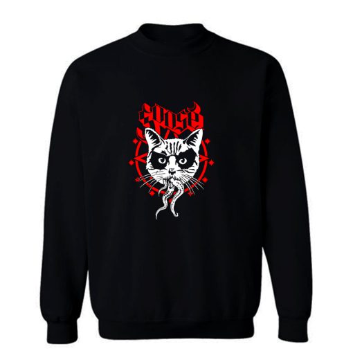 Black Metal Cat Sweatshirt
