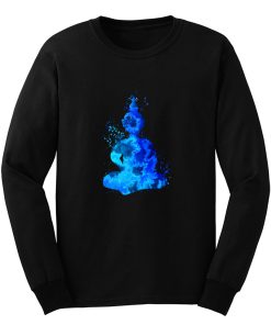 Blue Buddha Silhouette Long Sleeve